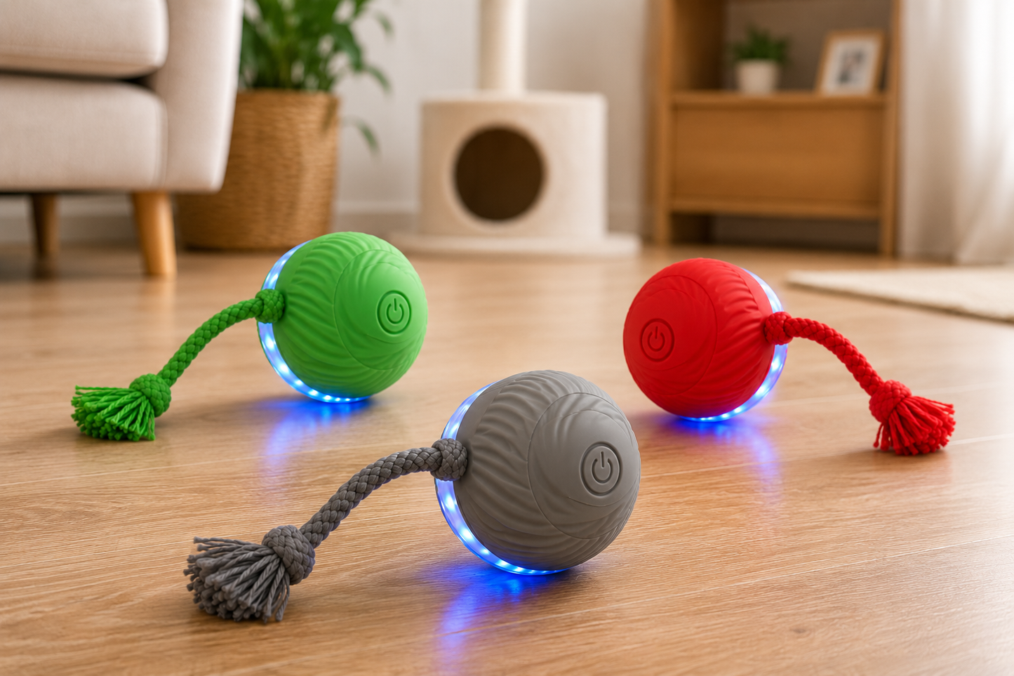 360° Self-Rolling Cat Toy Ball — Automatic Interactive Toy for Indoor Cats